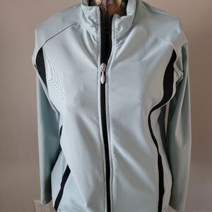 Soma Women's Green / Black Full Zip Activewear Jacket Size S